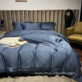Pure color bedding with bedsheet for home textiles